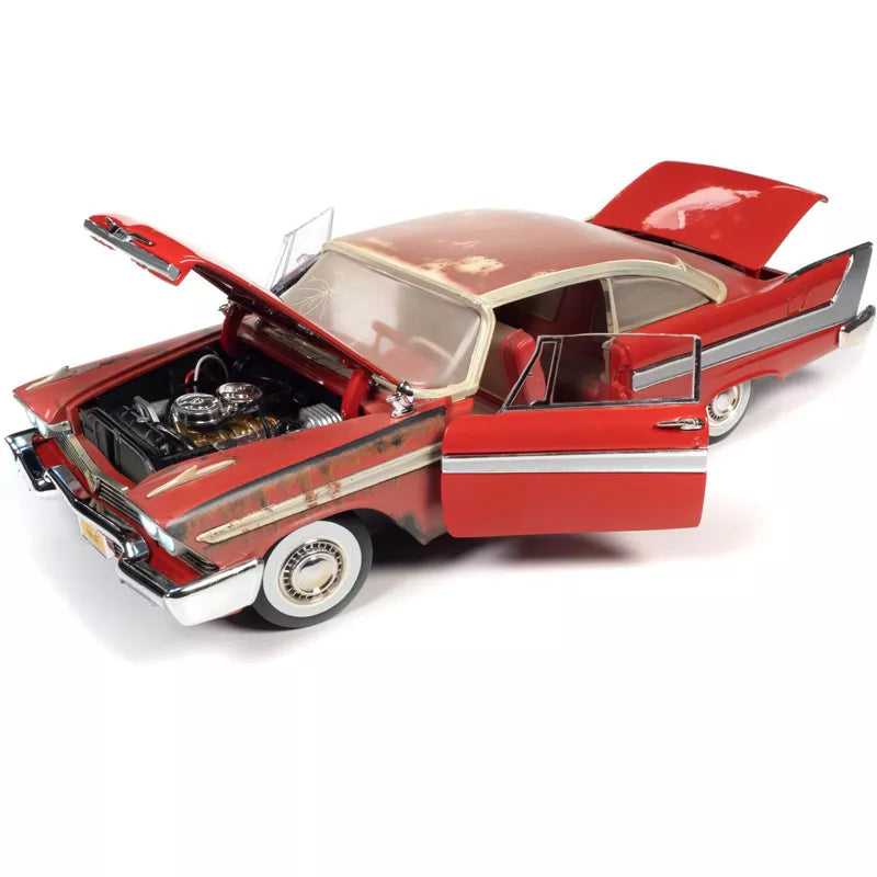 Keith Gordon signed 1958 Plymouth Fury Partially Restored Version "Christine" (1983) Movie 1/18 Diecast Model Car