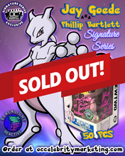 Load image into Gallery viewer, Jay Goede aka Phillip Bartlett Signature Series: Pop! Games Pokemon Mewtwo Funko #581 (#/50)

