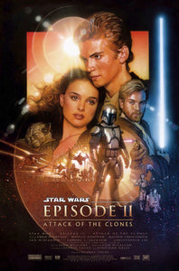 Ahmed Best signed STAR WARS Episode II: Attack of the Clones Movie Poster Photo (8x10 or 11x17)