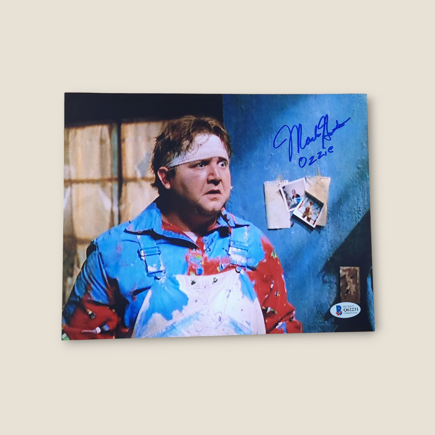 Mark Holton signed Leprechaun Ozzie photo autographed Beckett COA
