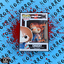 Load image into Gallery viewer, Alex Vincent signed Child&#39;s Play 2 Chucky Funko #56 auto QR code OCCM-Q1
