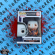 Load image into Gallery viewer, Nick Castle signed Halloween Michael Myers Funko #1156 autograph QR code OCCM-O
