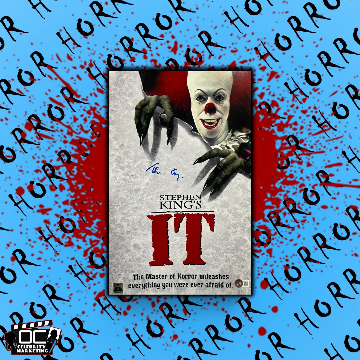 Tim Curry signed 11x17 IT the movie Image #4 Beckett Authenticated with Tim Curry's Official COA