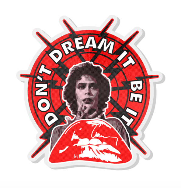 Tim Curry 1.67"x1.75 Custom Pin