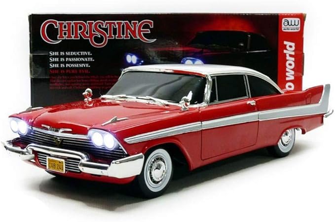 Keith Gordon signed 1/18 '58 Plymouth Fury Stephen King Christine Die Cast Movie Car