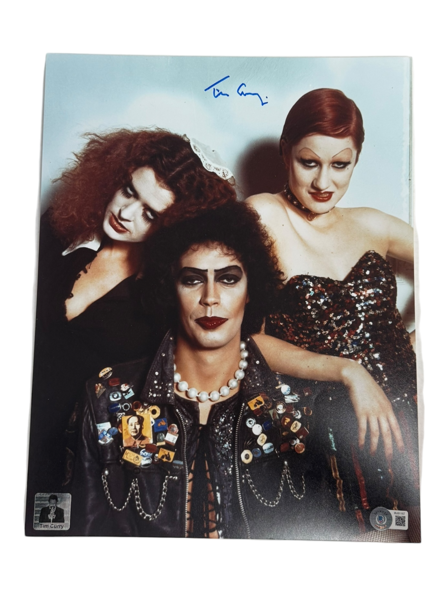 Tim Curry autographed Rocky Horror Picture Show 11x14 Photo Beckett authenticated with Tim Curry Holo