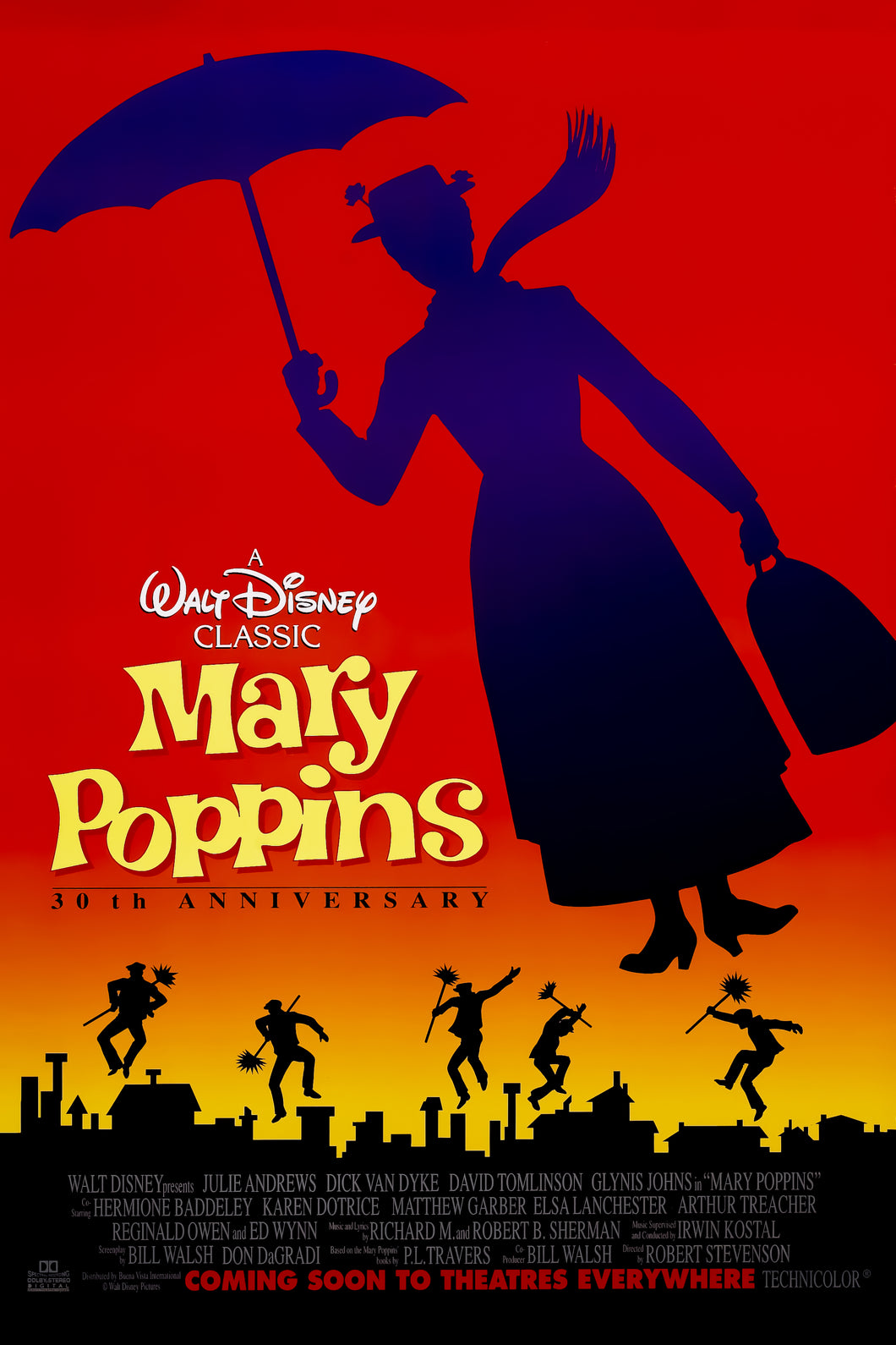 Dick Van Dyke signed Mary Poppins Poster Image #3 (8x10, 11x17)