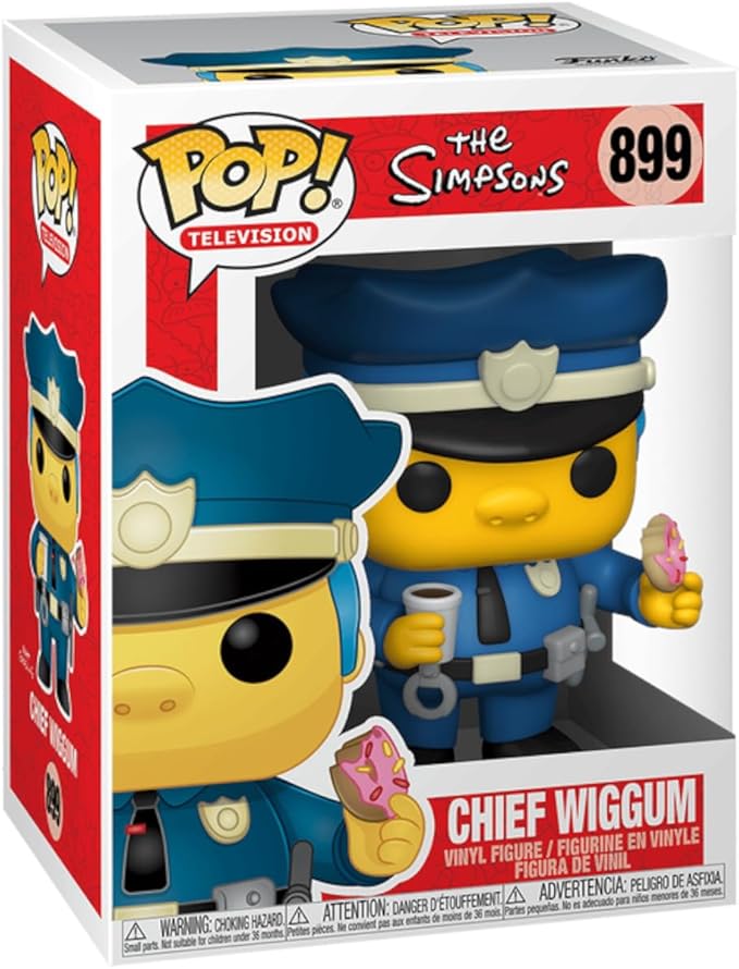 Hank Azaria signed The Simpsons Chief Wiggum Funko Pop #899