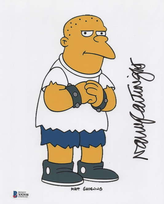 Nancy Cartwright signed 8x10 The Simpsons Kearney Zzyzwicz photo
