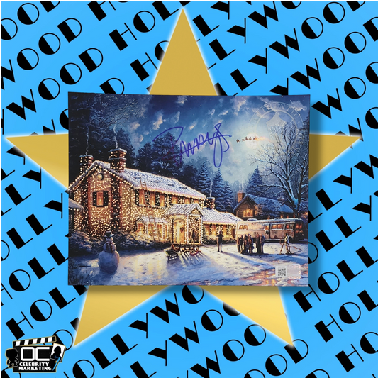 Randy Quaid signed 8x10 Christmas Vacation Photo OCCM QR Auto-B