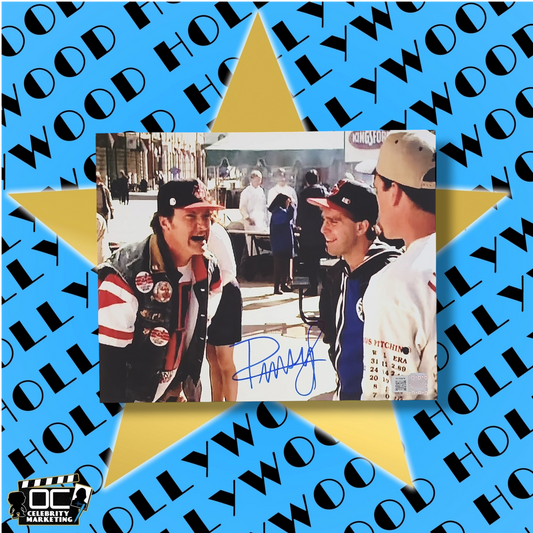 Randy Quaid signed 8x10 Major League screaming photo OCCM QR code Autographed