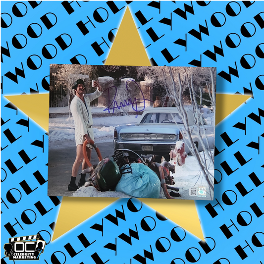 Randy Quaid signed 8x10 Christmas Vacation Cousin Eddie Photo OCCM QR code-HS