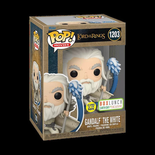 Ian McKellen signed Lord of the Rings Gandalf The White Box Lunch Earth Day Exclusive Funko Pop! #1203 (Pre-Order)