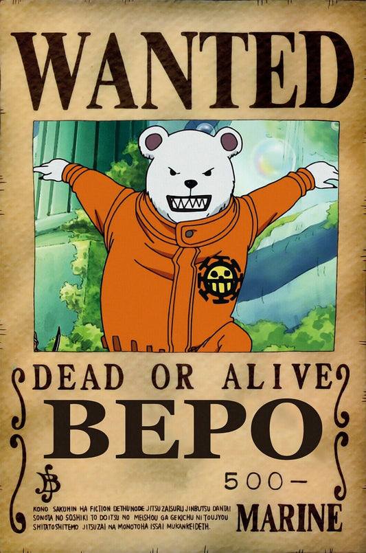 Cris George signed One Piece Bepo Photo #8 (8x10)