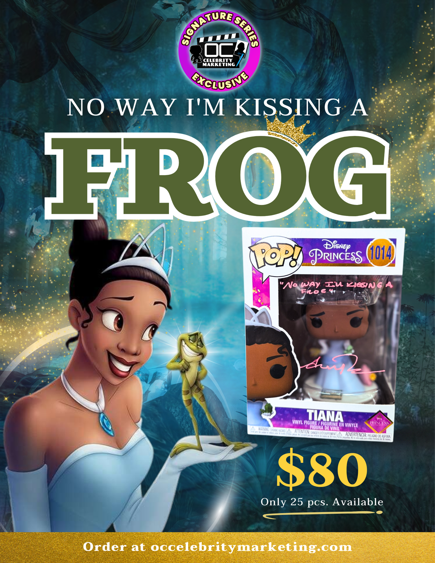 Anika Noni Rose Signature Series: Disney Princess Tiana Funko #1014 (#/25)