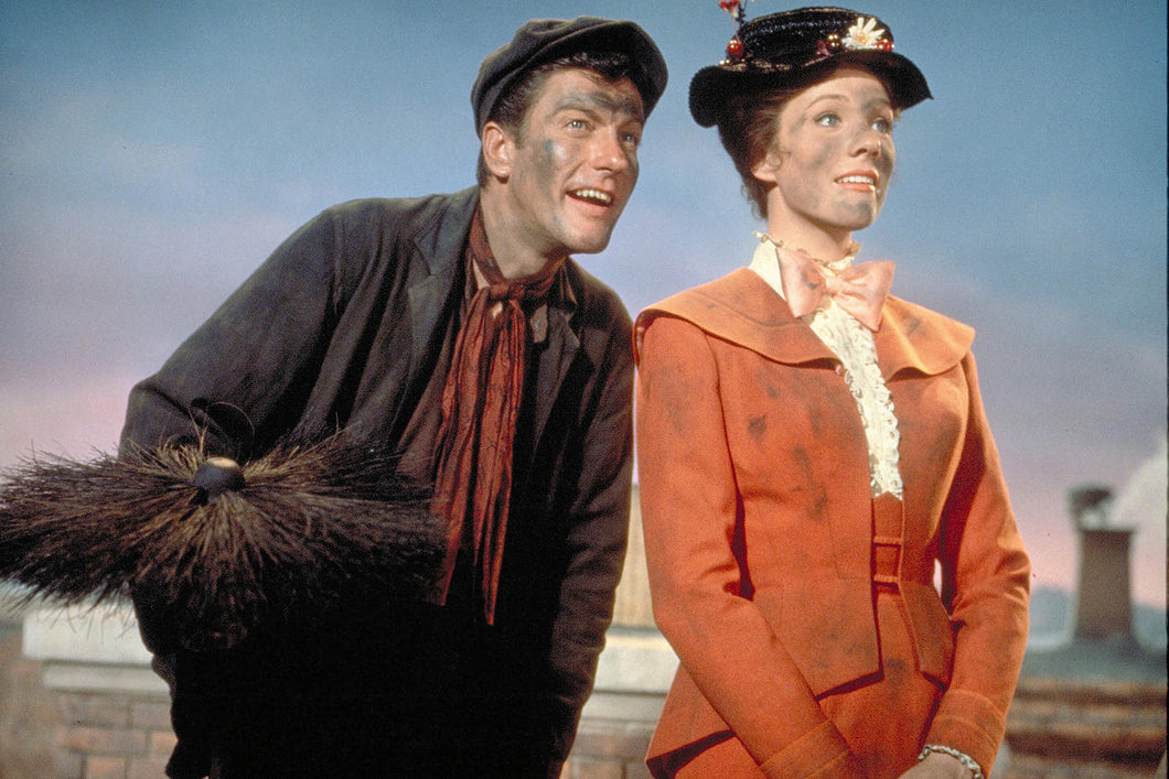 Dick Van Dyke signed Bert & Mary Image #1 (8x10, 11x14)