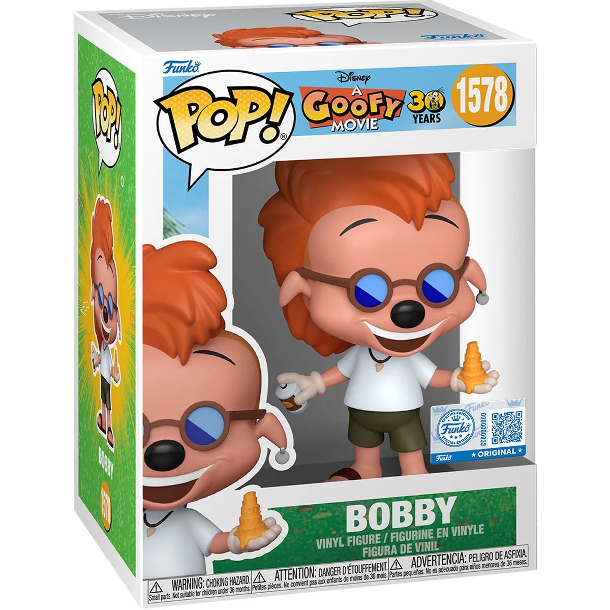 Pauly Shore signed 30 Year Anniversary A Goofy Movie Bobby Funko #1578 (Pre-Order)