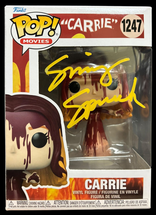 Sissy Spacek signed Carrie Funko Pop! #1247 (Yellow)
