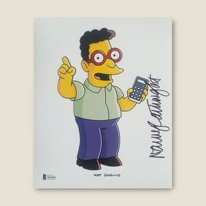 Nancy Cartwright signed 8x10 Data The Simpsons photo autograph Beckett COA