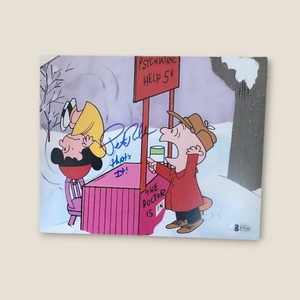 Peter Robbins signed 8x10 A Charlie Brown Christmas "That's It!" photo BAS COA