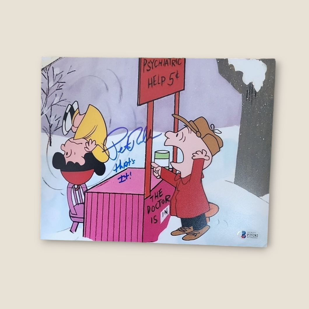 Peter Robbins signed 8x10 A Charlie Brown Christmas 