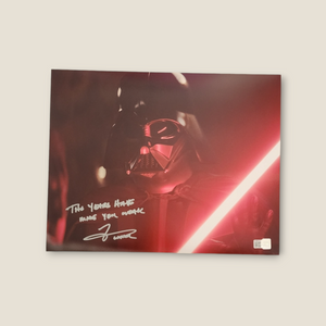 Tom OConnell signed 11x14 Darth Vader The Years Have Made You Weak photo OCCM QR
