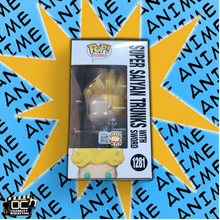 Load image into Gallery viewer, Eric Vale signed Dragon Ball Super Saiyan Trunks w/ sword Funko #1281 OCCM QR-QR
