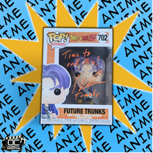 Load image into Gallery viewer, Eric Vale signed Dragon Ball Z Future Trunks Funko #702 auto QR code OCCM -QO
