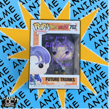 Load image into Gallery viewer, Eric Vale signed Dragon Ball Z Future Trunks Funko #702 auto QR code OCCM -QP
