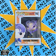 Load image into Gallery viewer, Eric Vale signed Dragon Ball Z Future Trunks Funko #702 auto QR code OCCM -P
