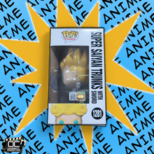 Load image into Gallery viewer, Eric Vale signed Dragon Ball Super Saiyan Trunks w/ sword Funko #1281 OCCM QR-B
