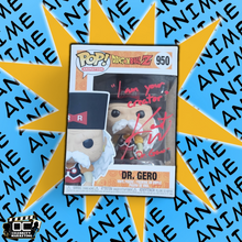 Load image into Gallery viewer, Kent Williams signed Dragon Ball Z Dr. Gero Funko 950 autographed QR code OCCM-R
