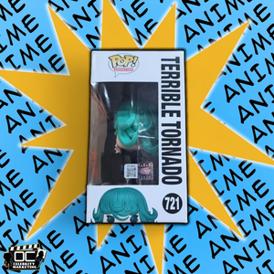 Corina Boettger signed One Punch Man Terrible Tornado Funko #721 QR code OCCM-Q1