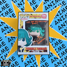 Load image into Gallery viewer, Corina Boettger signed One Punch Man Terrible Tornado Funko #721 QR code OCCM-Q1
