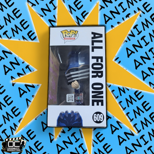 John Swasey signed My Hero Academia All For One Funko #609 auto QR code OCCM-Q1