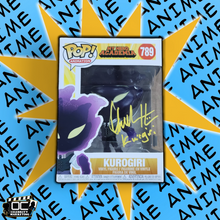 Load image into Gallery viewer, Chuck Huber signed My Hero Academia Kurogiri Funko #789 autograph QR code OCCM-Y
