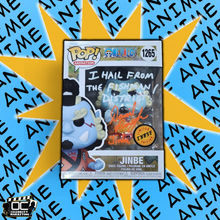 Load image into Gallery viewer, Daniel Baugh signed One Piece Jinbe LE CHASE Funko #1265 QR code OCCM -Q2 (W&amp;O)
