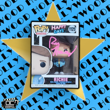 Load image into Gallery viewer, Ron Howard signed Happy Days Richie Funko 1125 OCCM QR code autographed - Pink
