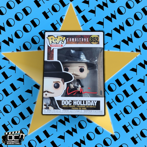 Val Kilmer signed Tombstone Doc Holliday Funko #852 autographed CA Holo-Red