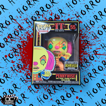 Load image into Gallery viewer, Tim Curry signed E.E. Blacklight LE IT The Movie Pennywise Funko QR OCCM-Orange
