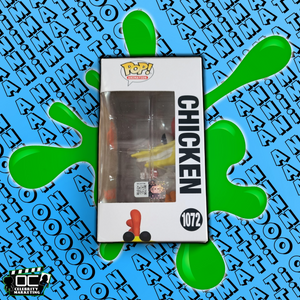 Charlie Adler signed Cartoon Network Chicken Funko #1072 autograph QR code OCCM
