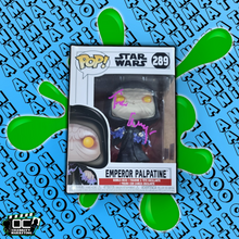 Load image into Gallery viewer, Tim Curry signed STAR WARS Emperor Palpatine Bobble-Head Funko #289 QR code OCCM
