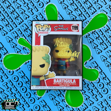 Load image into Gallery viewer, Nancy Cartwright signed The Simpsons Bartigula Funko 1199 autograph QR code OCCM
