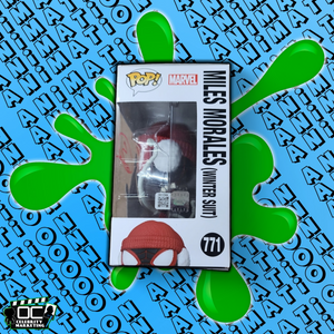 Shameik Moore signed Marvel Spider-Man Miles Morales Winter Suit Funko 771 OCCM