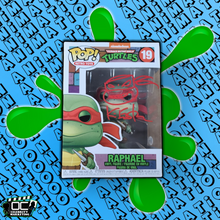 Load image into Gallery viewer, Kevin Eastman signed and sketched Nickelodeon (TMNT) Raphael Funko #19 BAS COA
