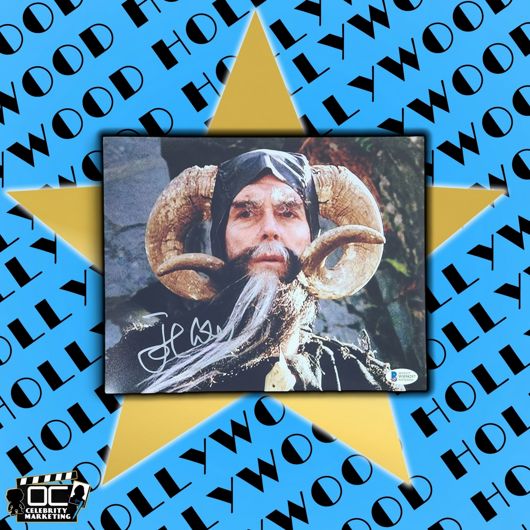 John Cleese signed 8x10 Tim The Enchanter Monty Python & Holy Grail photo BAS