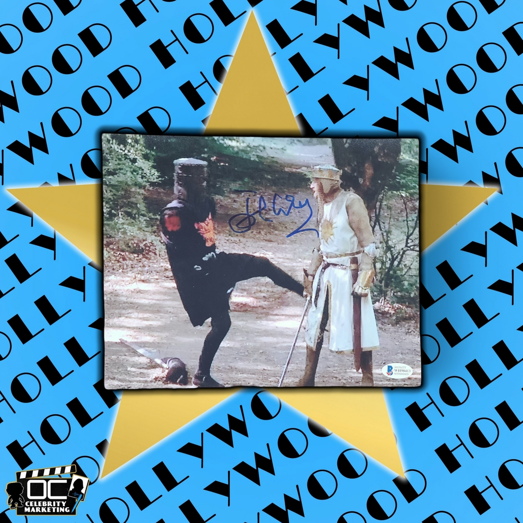 John Cleese signed 8x10 Black Knight Monty Python & Holy Grail photo BAS