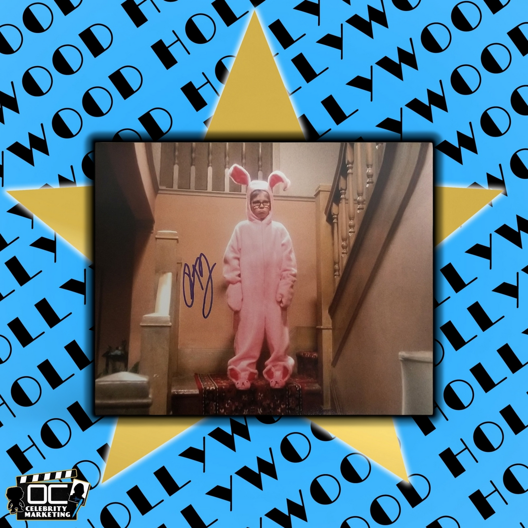 Peter Billingsley signed 8x10 A Christmas Story Ralphie Bunny photo auto BAS COA