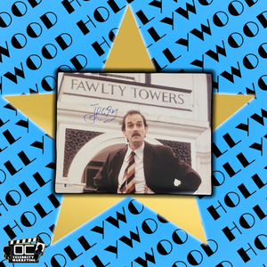 John Cleese signed 11x14 Fawlty Towers photo autographed Beckett COA