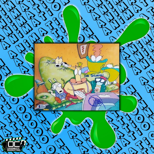 Charlie Adler signed 8x10 Nickelodeon's Rocko's Modern Life Photo auto BAS COA-B